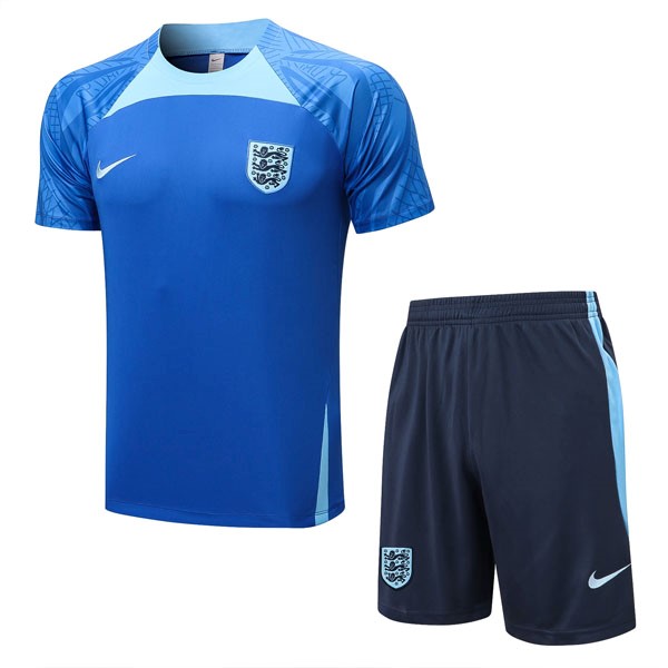 Camiseta Entrenamiento Inglaterra Conjunto Completo 2022 2023 Azul